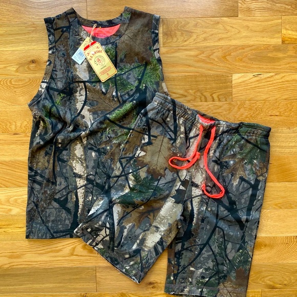 U.S. Vintage Authentic Wear Tank & Short Set - Picture 1 of 9